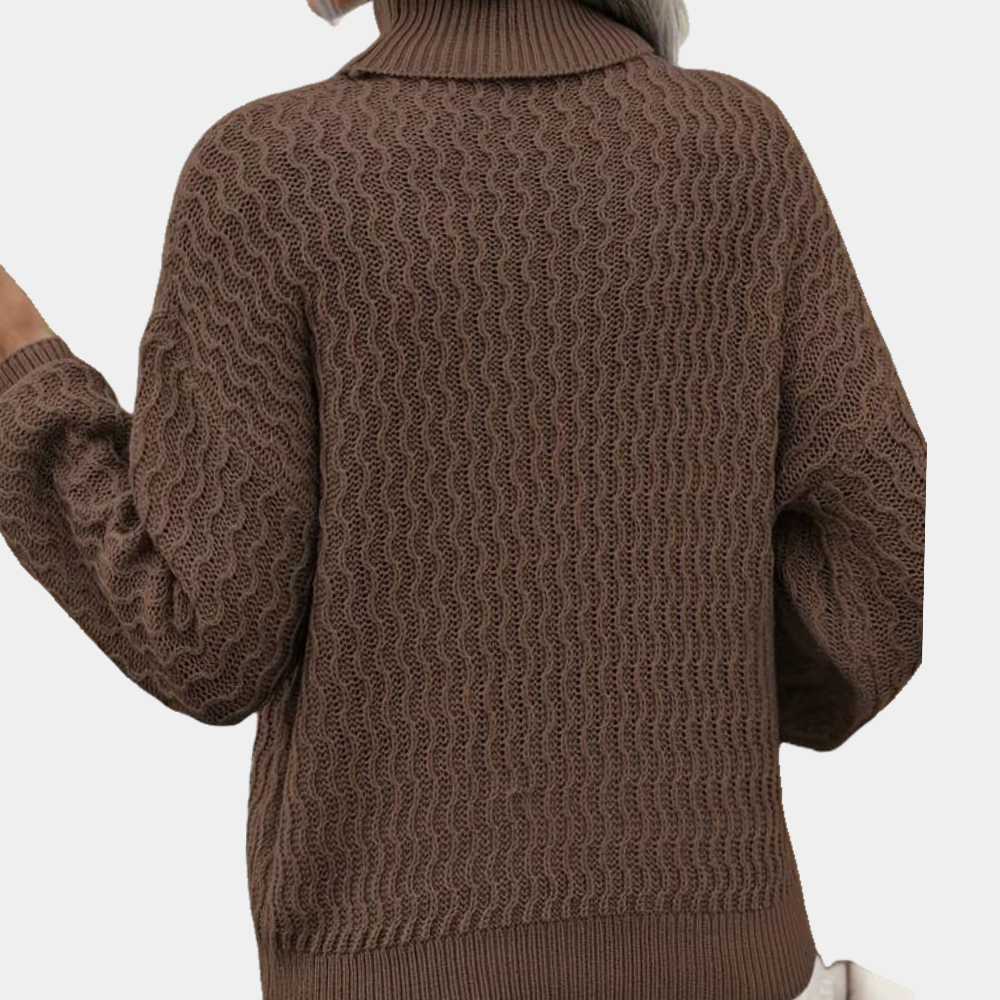 Stijlvolle coltrui met elegante pasvorm – Dames