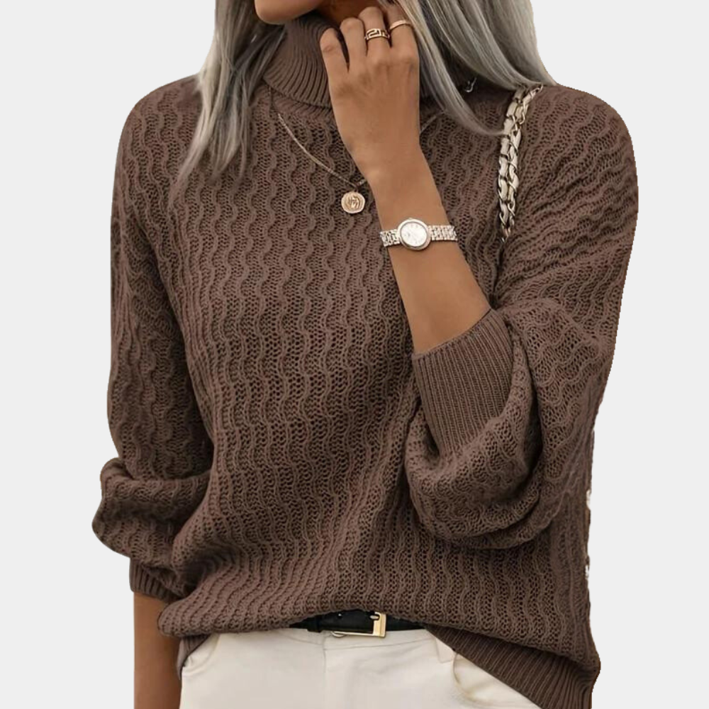 Stijlvolle coltrui met elegante pasvorm – Dames