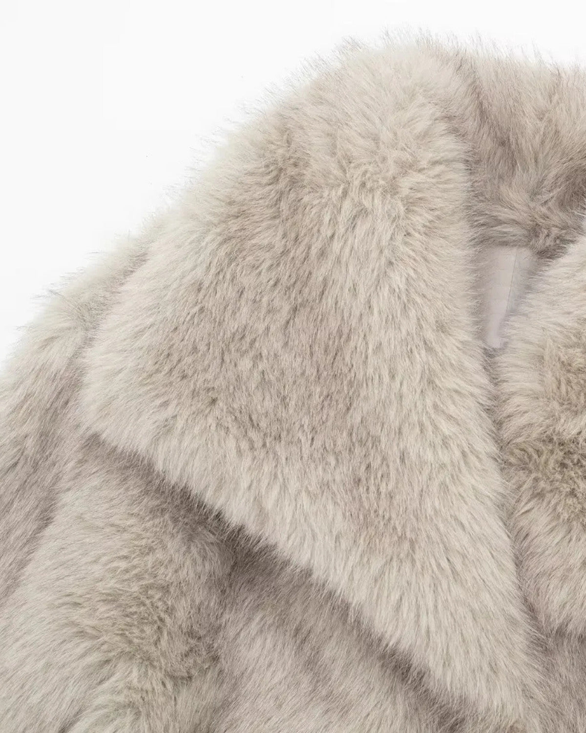 Luxe lange bontjas met warme voering voor de winter – Dames