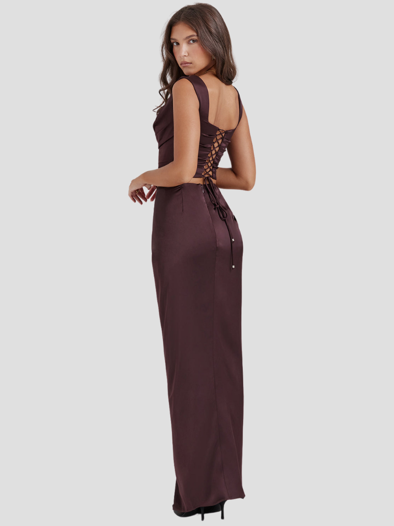 Mila | Elegante Korset En Maxi Rokset Voor De Zomer Voor Dames