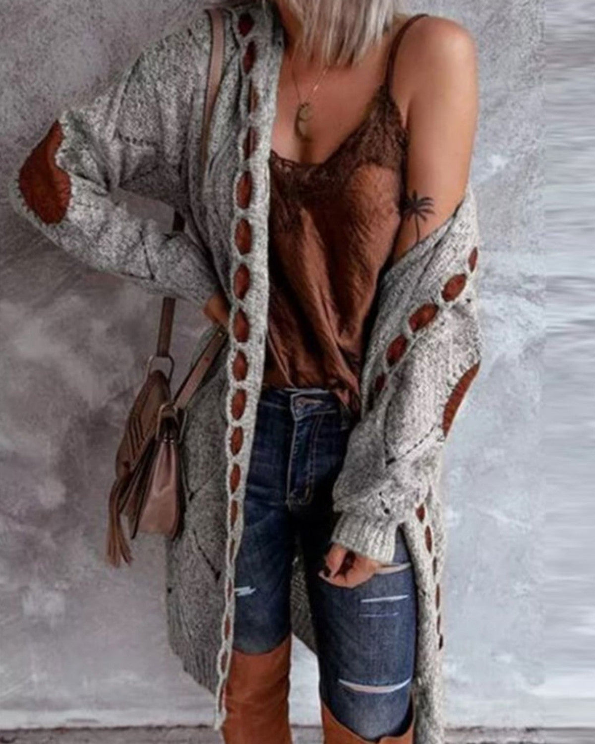 Modieus capuchon vest met lichte voering – Dames