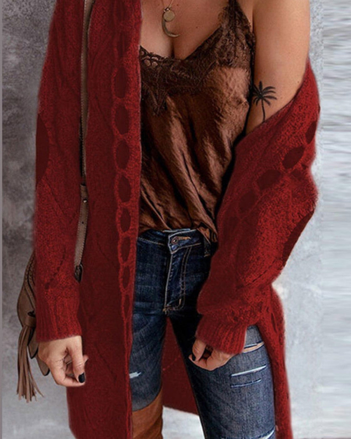 Modieus capuchon vest met lichte voering – Dames