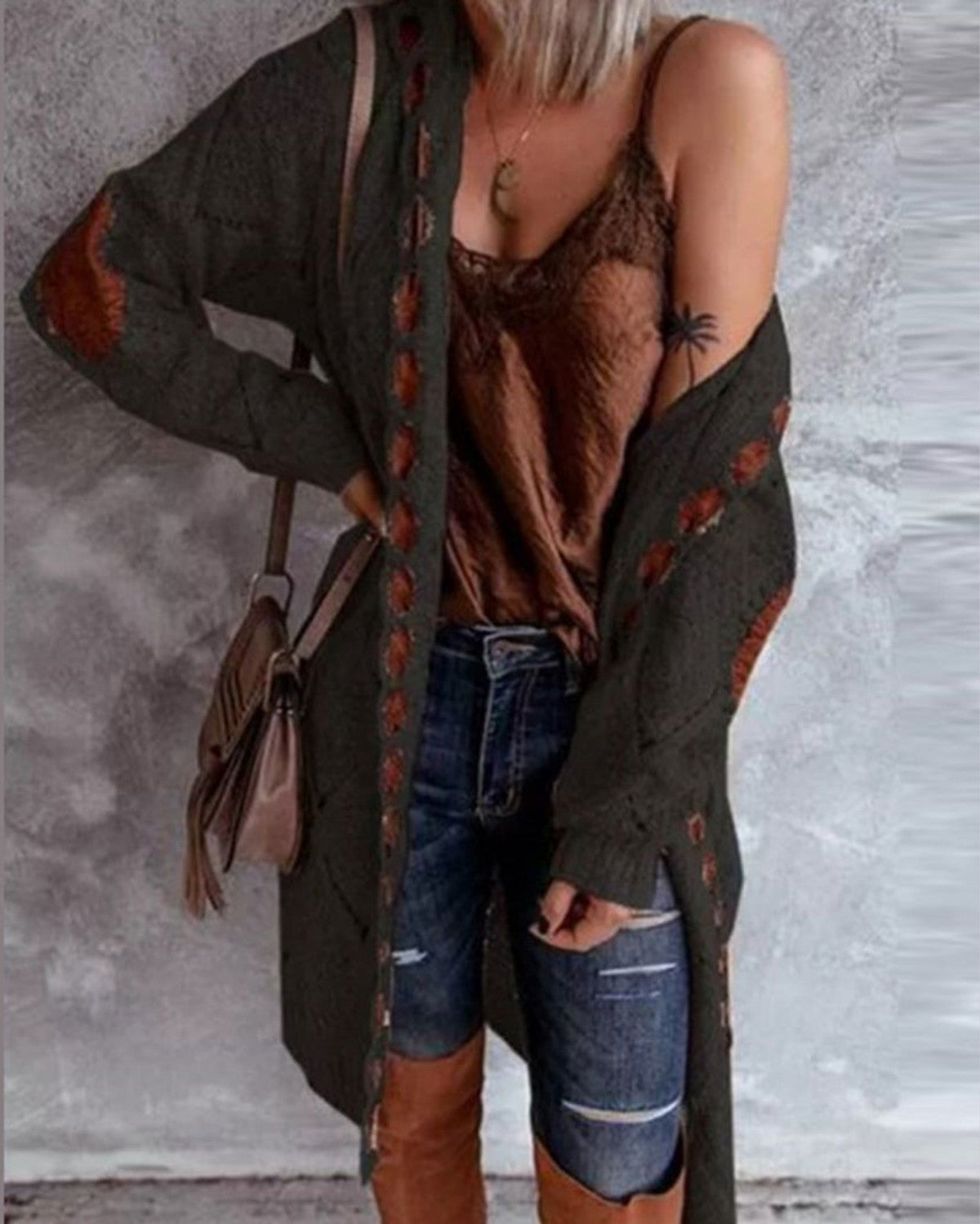 Modieus capuchon vest met lichte voering – Dames