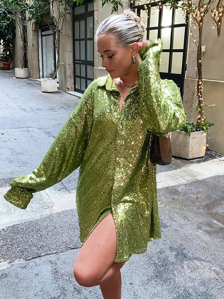 Oversized blouse met glansdetails van luchtige stoffenmix – Dames