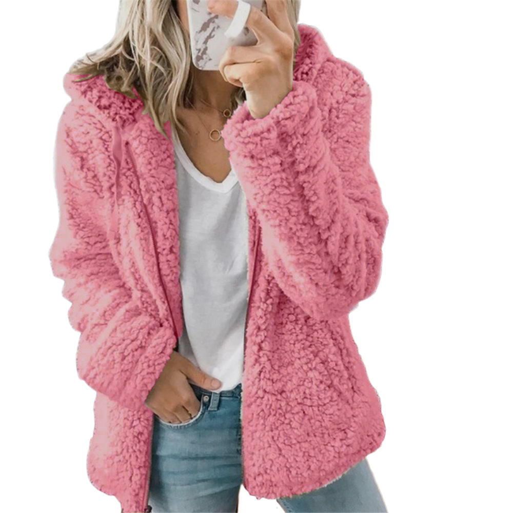 Lichte hoodie jas met warme voering – Dames