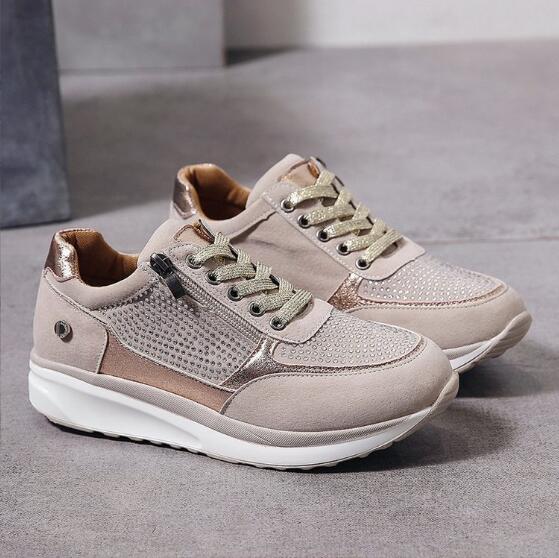 Orthopedische comfortschoenen van suède met voetboogondersteuning – Dames