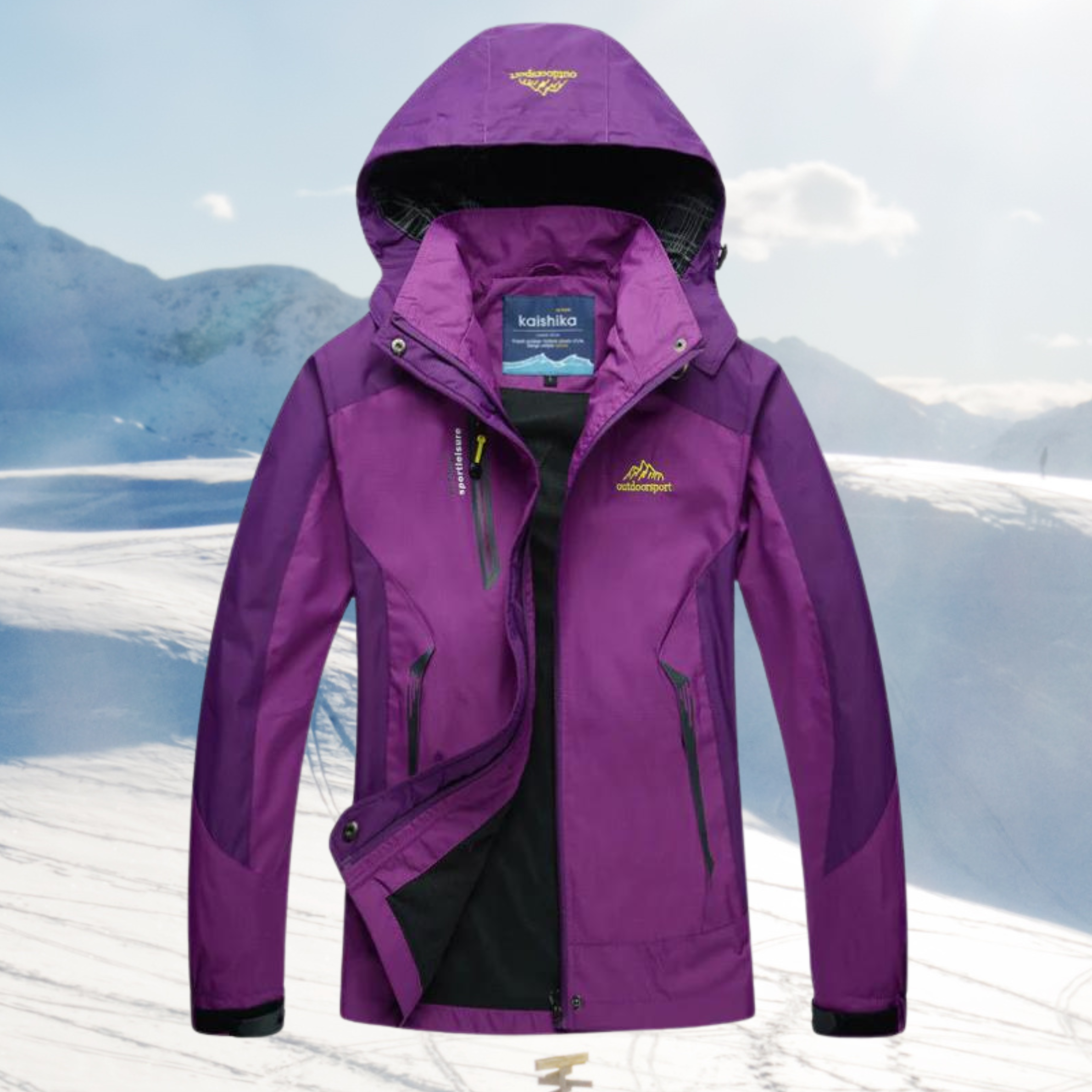 Lichtgewicht outdoor jas wind- en waterdicht – Dames