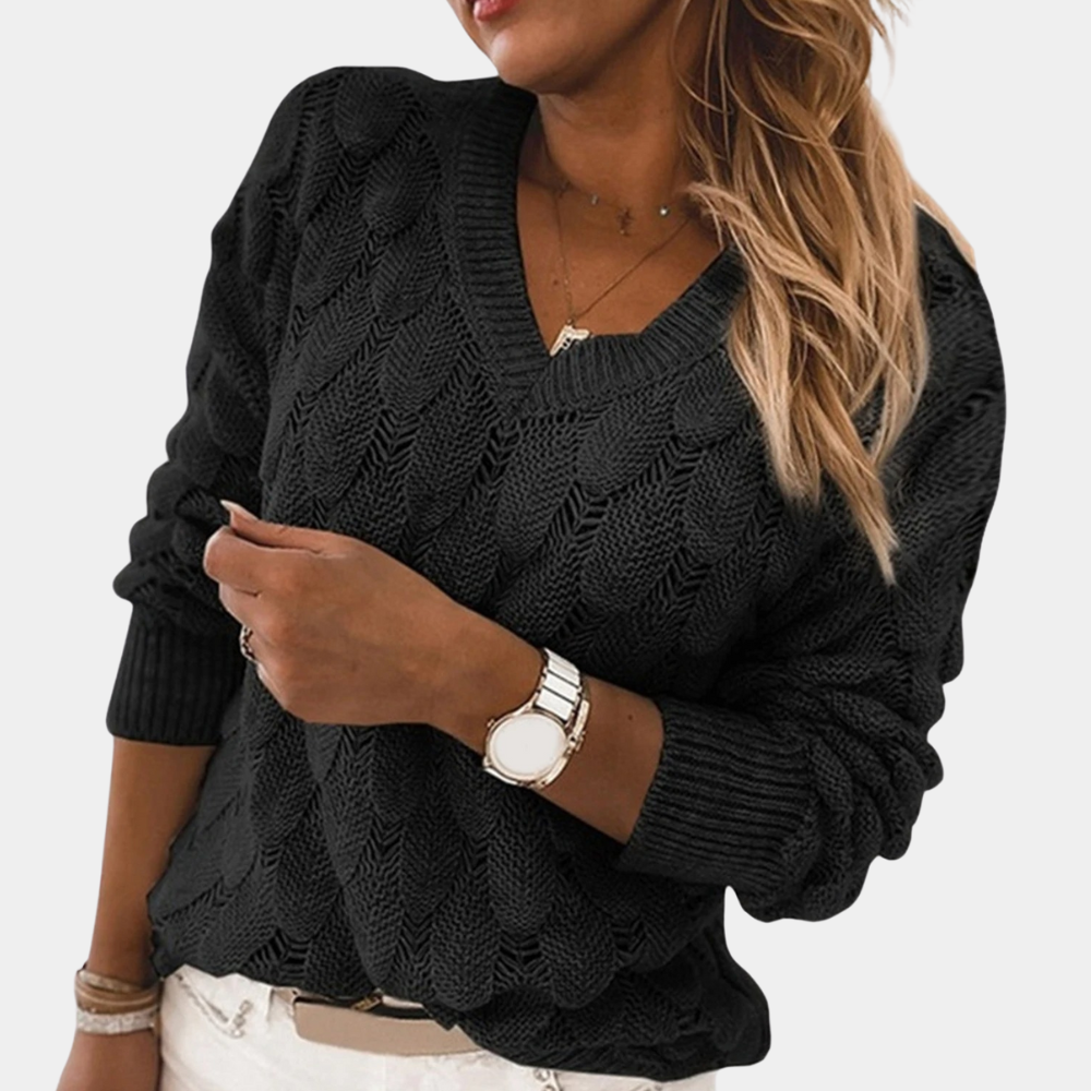 Essentiële gebreide trui met tijdloos design – Dames
