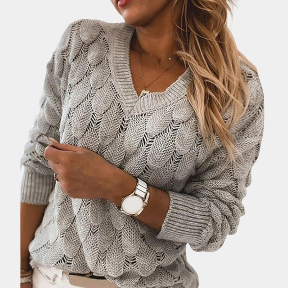 Essentiële gebreide trui met tijdloos design – Dames