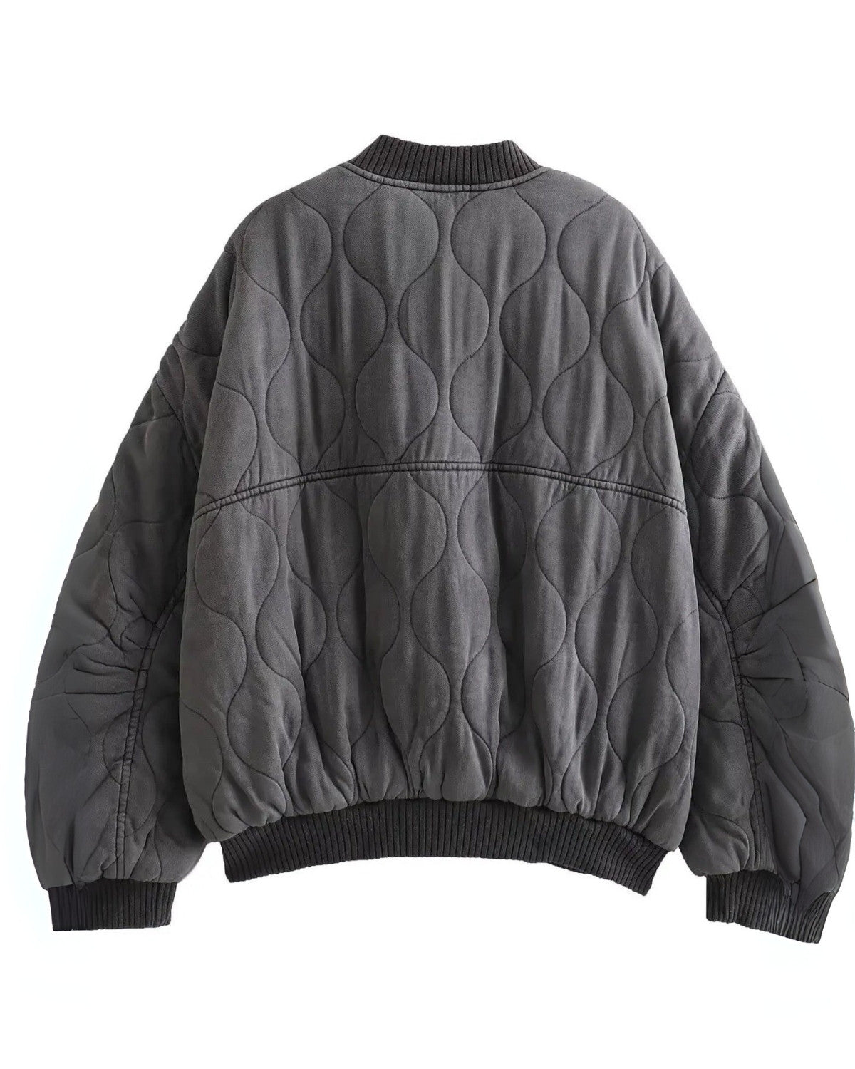 Stijlvol oversized bomberjack voor de herfst met zachte voering – Dames