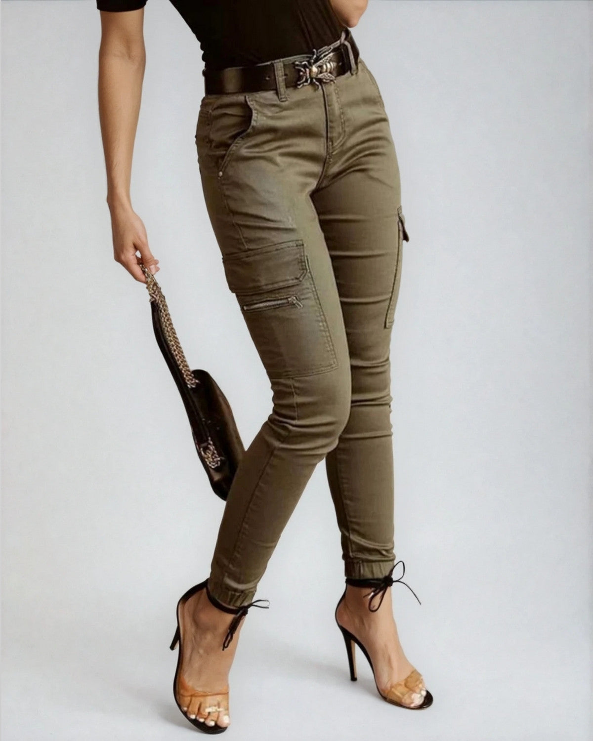 Stijlvolle cargo jeans - Dames