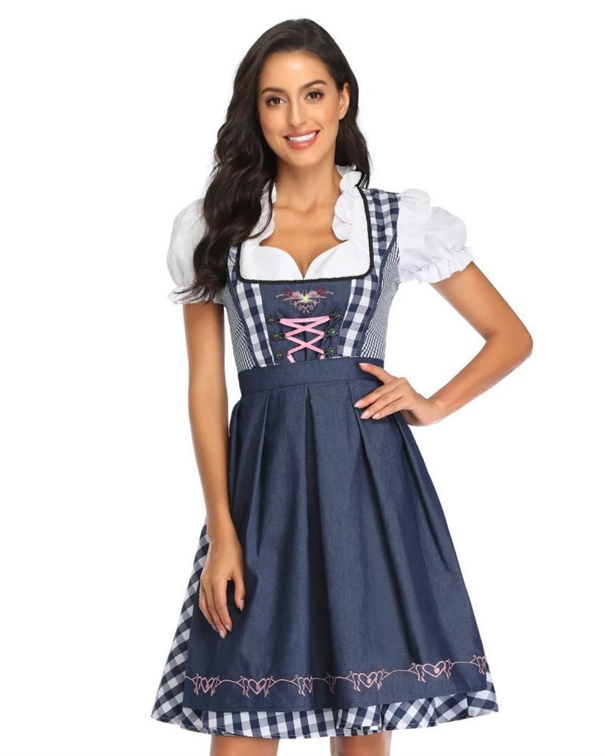 Traditionele Oktoberfest outfit met dirndl en lederhosen – Dames