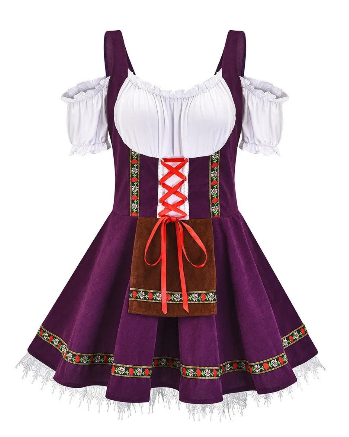 Traditionele Oktoberfest outfit met dirndl en lederhosen – Dames