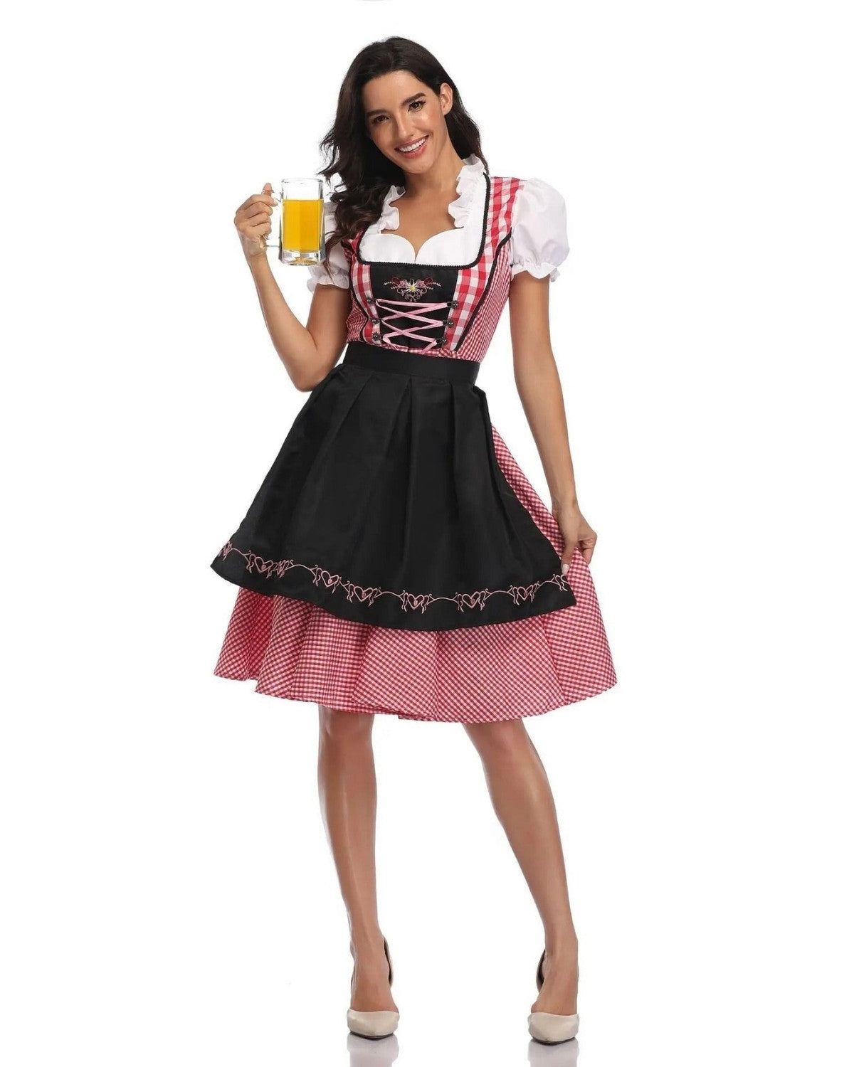 Traditionele Oktoberfest outfit met dirndl en lederhosen – Dames