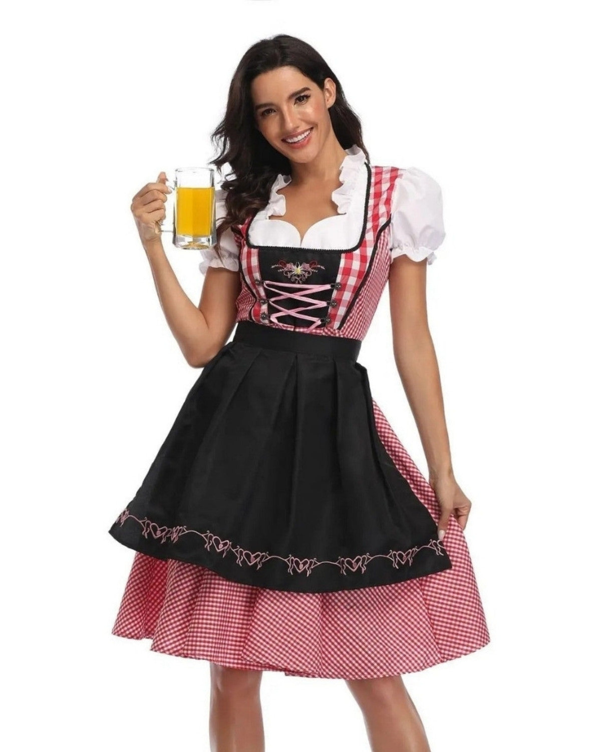 Traditionele Oktoberfest outfit met dirndl en lederhosen – Dames