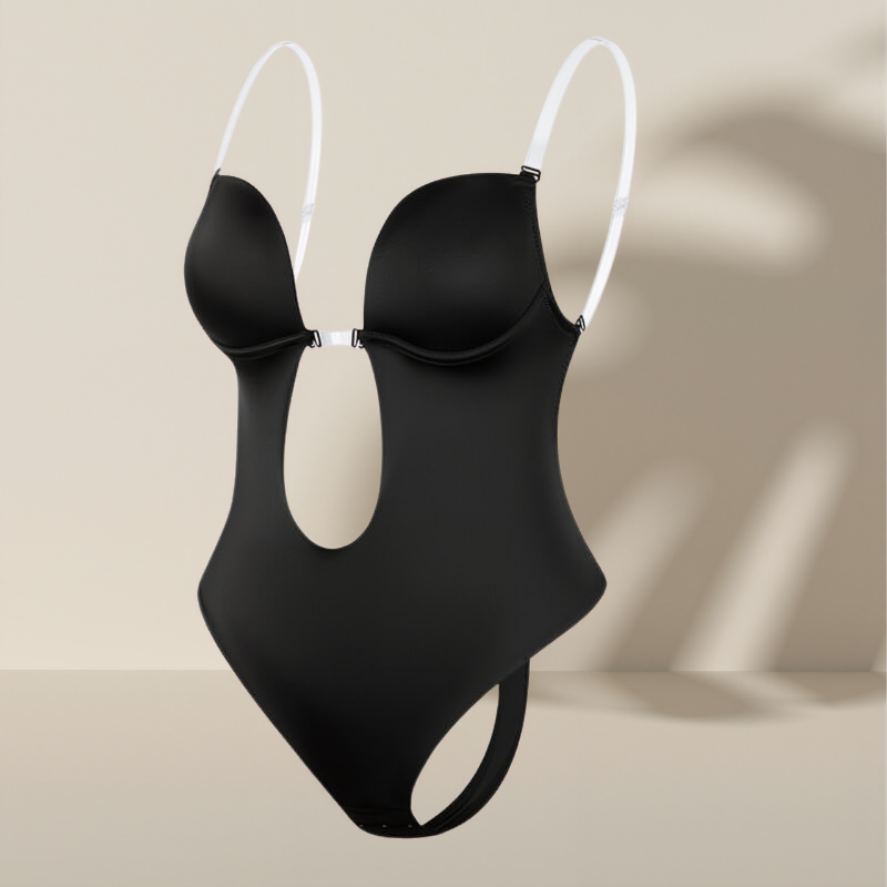 Onzichtbare body shaper met diepe v-hals en rugloos design voor elegante gelegenheden – Dames