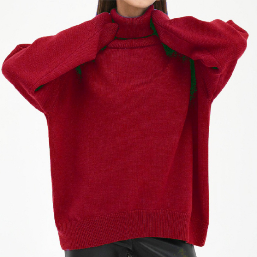 Losvallende coltrui met comfortabele pasvorm – Dames
