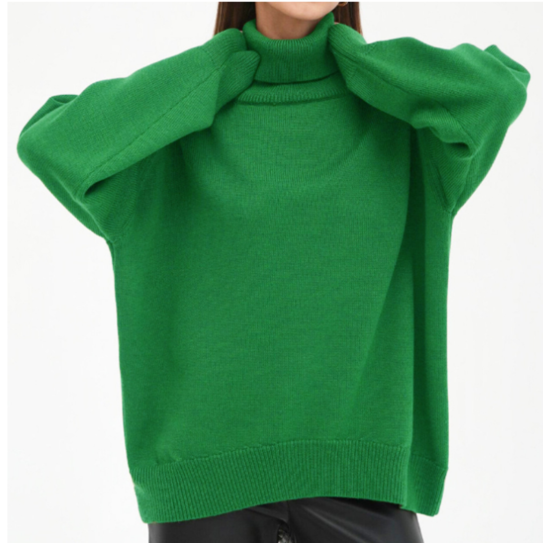 Losvallende coltrui met comfortabele pasvorm – Dames