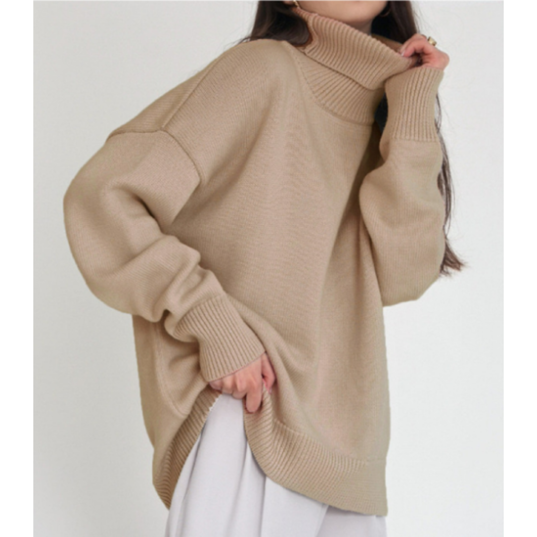 Losvallende coltrui met comfortabele pasvorm – Dames