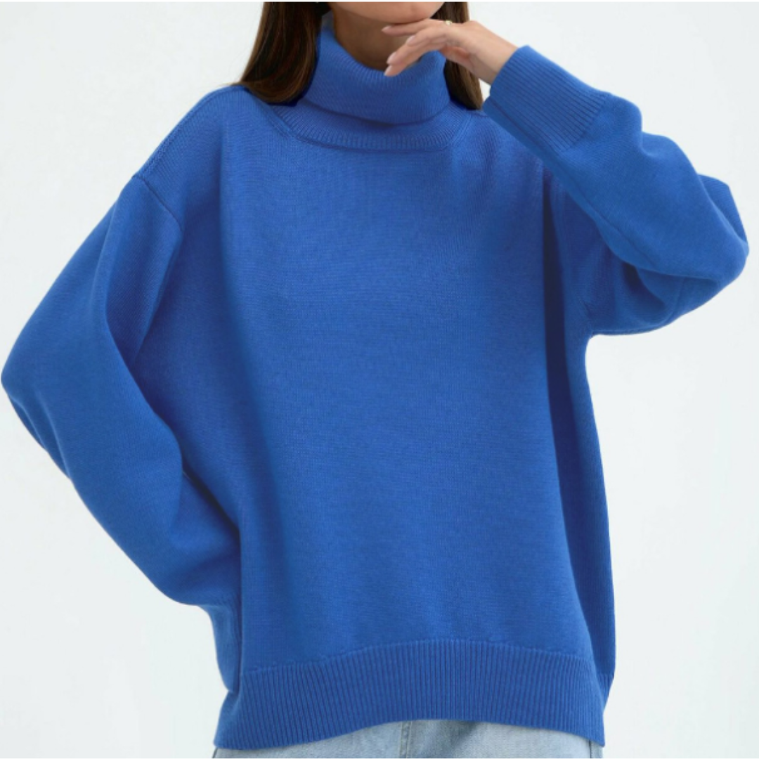 Losvallende coltrui met comfortabele pasvorm – Dames