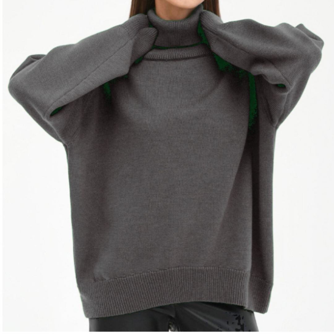 Losvallende coltrui met comfortabele pasvorm – Dames