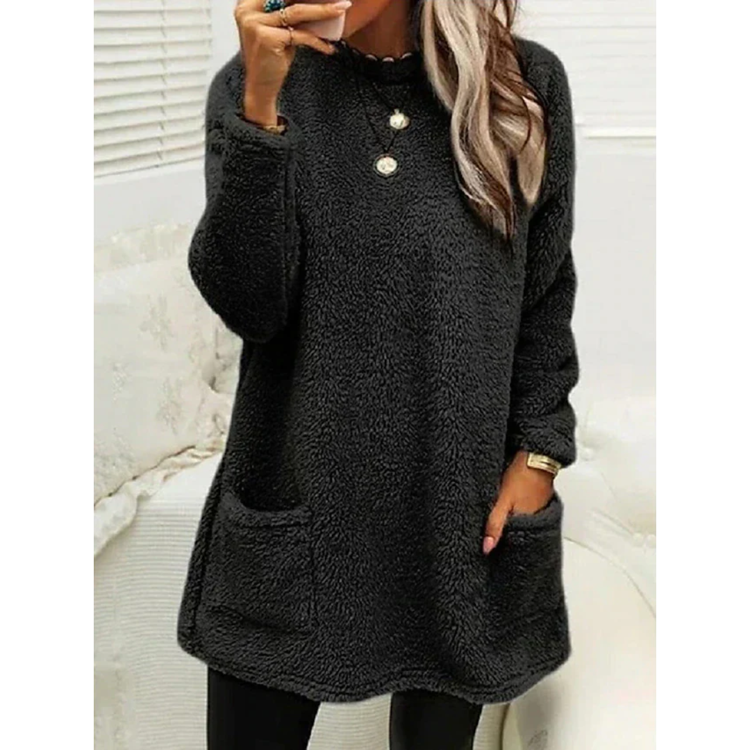 Comfortabele oversized herfsttrui met casual pasvorm – Dames