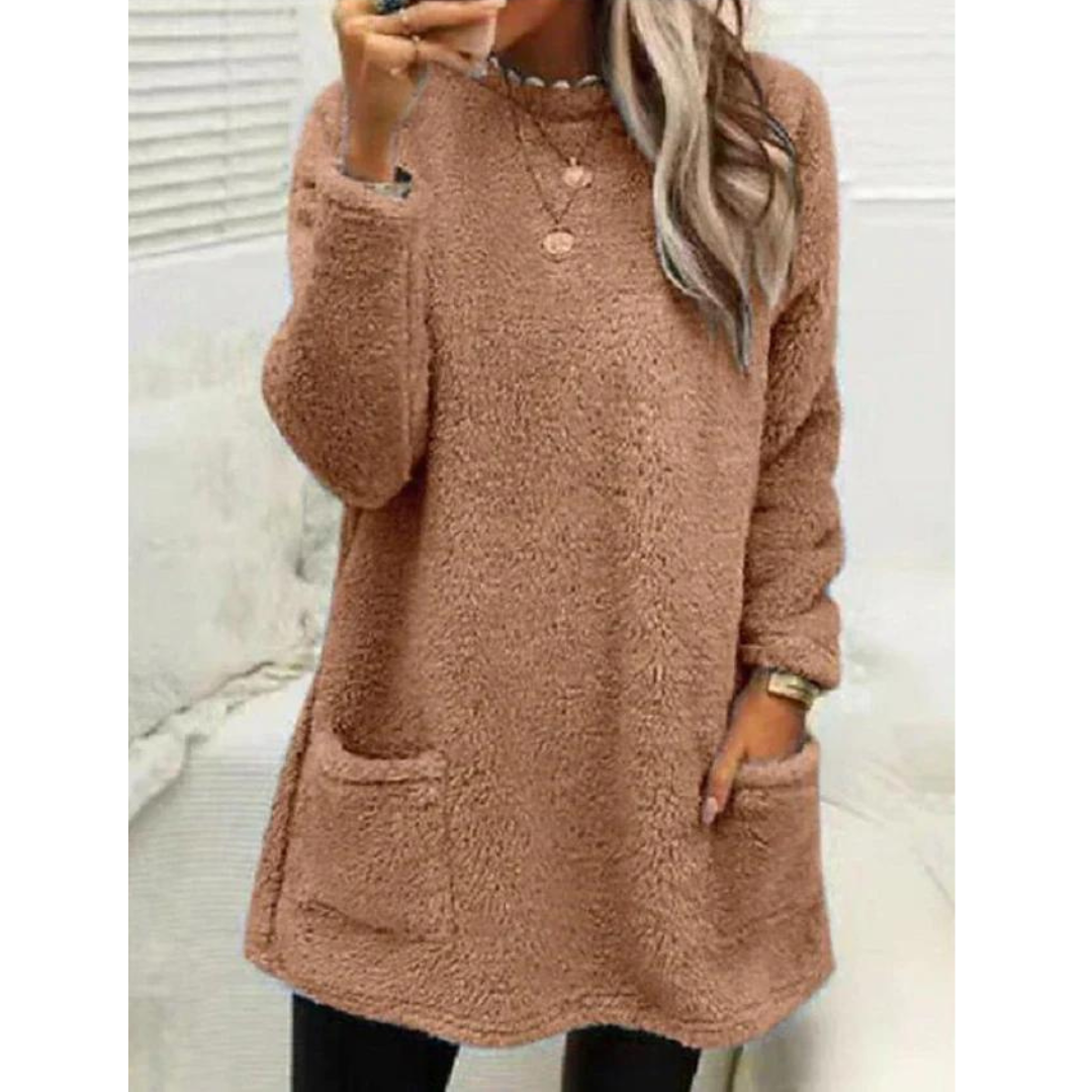 Comfortabele oversized herfsttrui met casual pasvorm – Dames