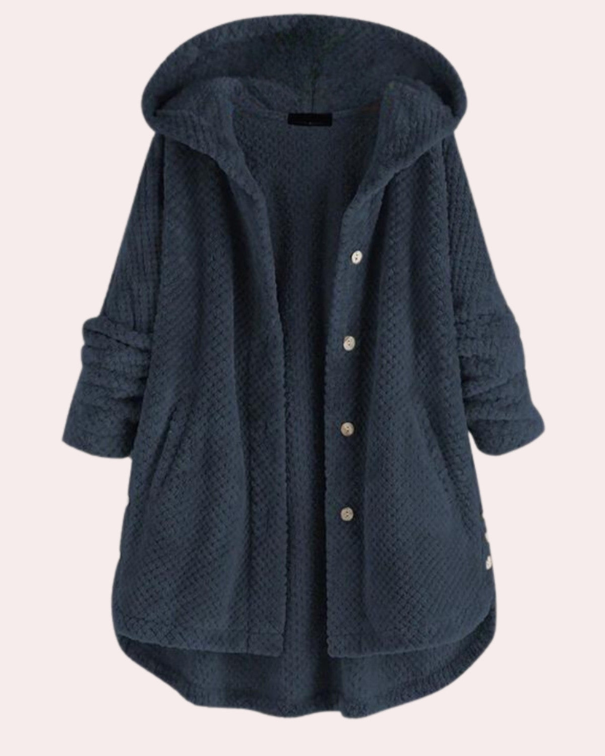 Warme winterjas met capuchon en elegante pasvorm – Dames