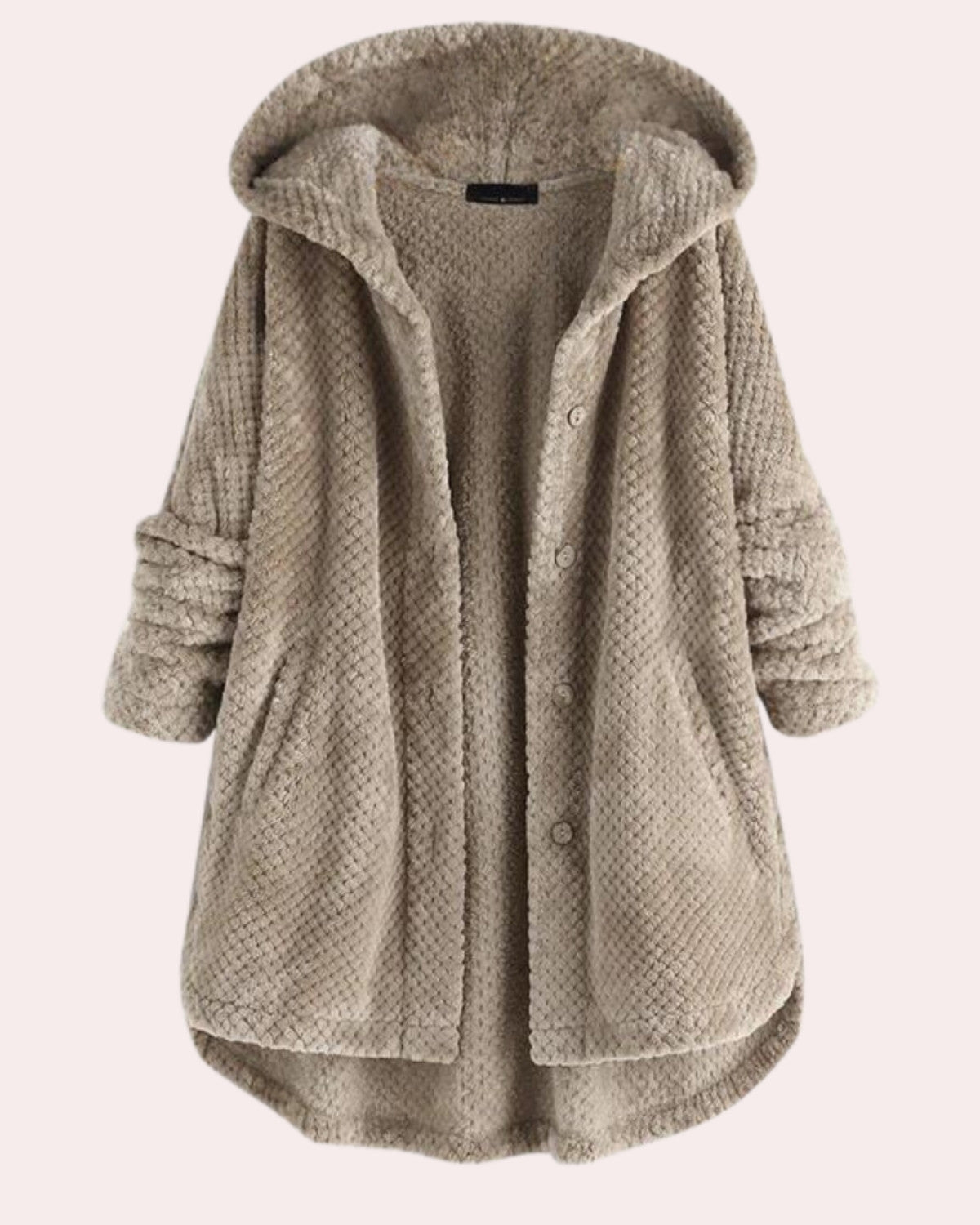 Warme winterjas met capuchon en elegante pasvorm – Dames