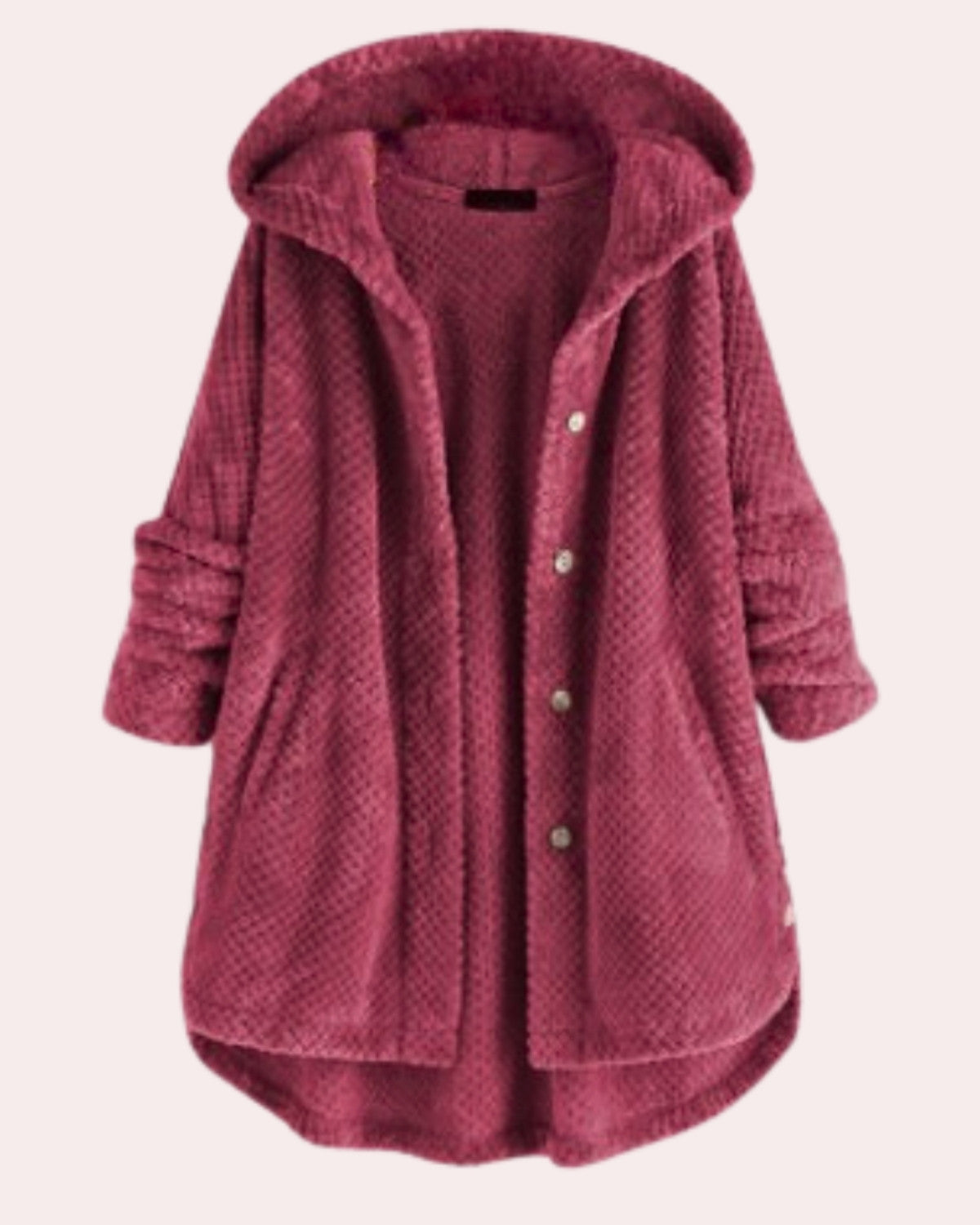 Warme winterjas met capuchon en elegante pasvorm – Dames