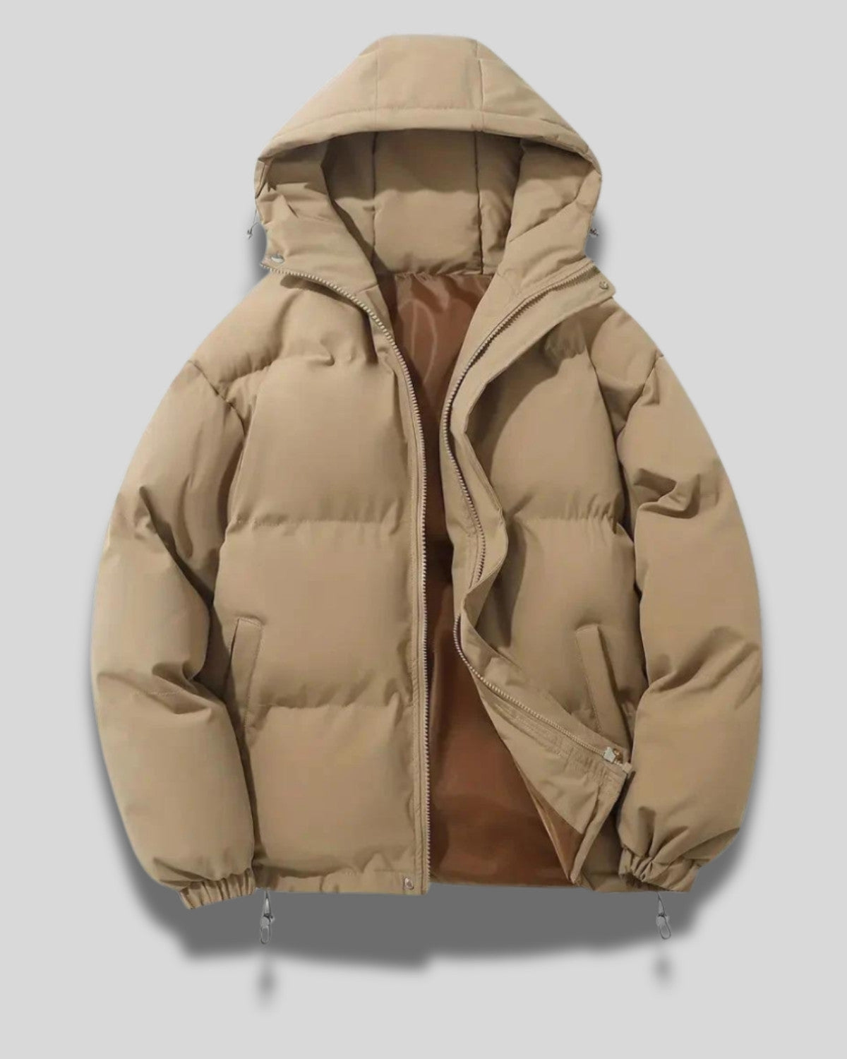 Warme winterjas met capuchon en tijdloos ontwerp – Dames