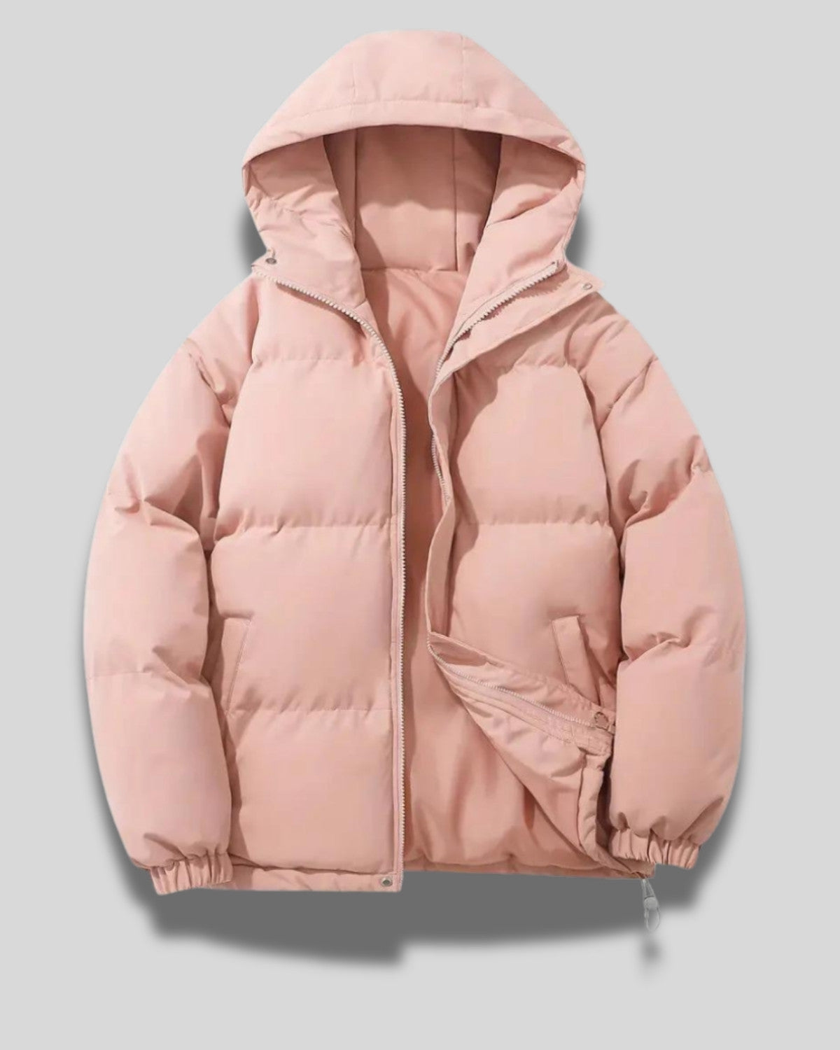 Warme winterjas met capuchon en tijdloos ontwerp – Dames