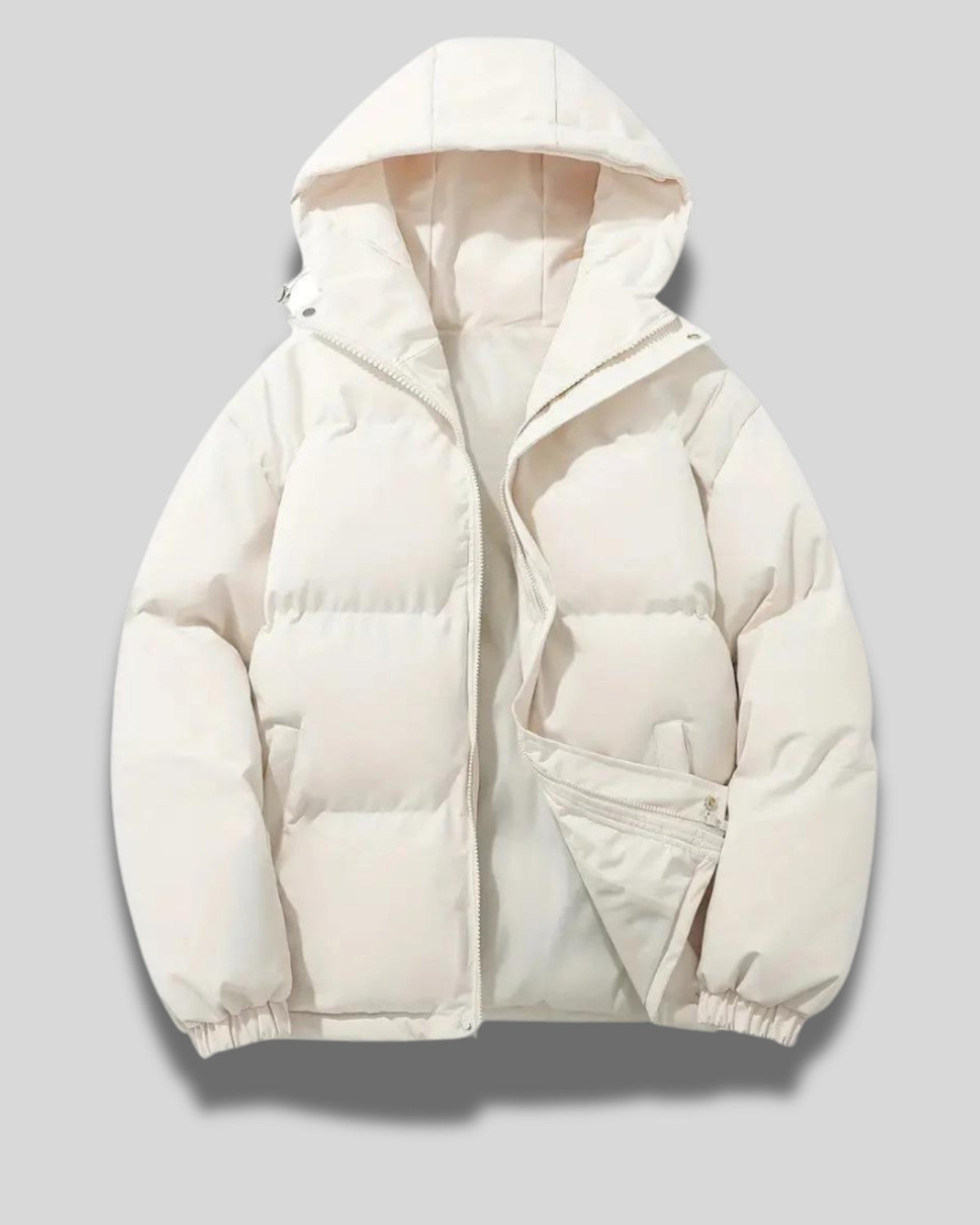 Warme winterjas met capuchon en tijdloos ontwerp – Dames