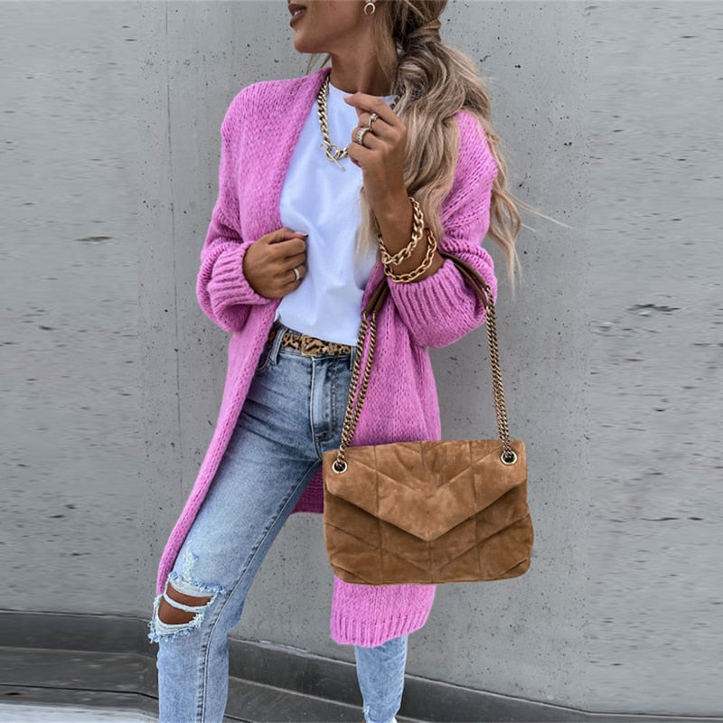 Comfortabel stijlvol herfst vest met warm ontwerp – Dames