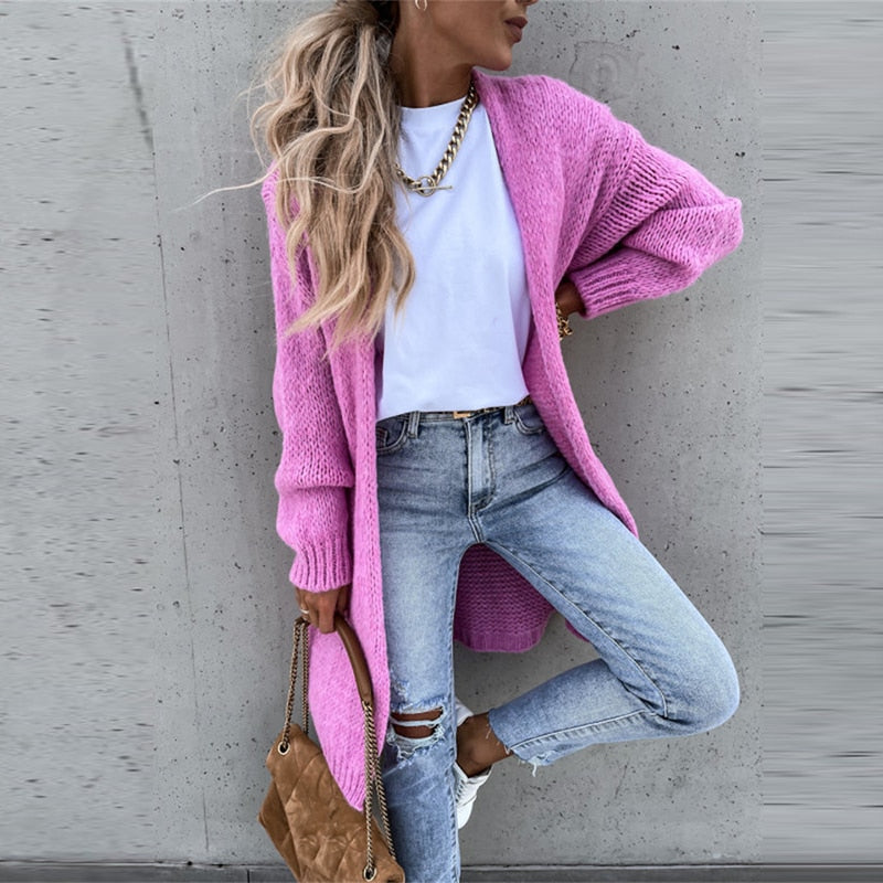 Comfortabel stijlvol herfst vest met warm ontwerp – Dames