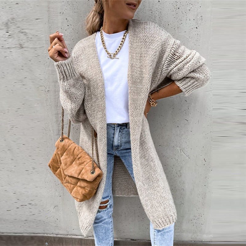 Comfortabel stijlvol herfst vest met warm ontwerp – Dames