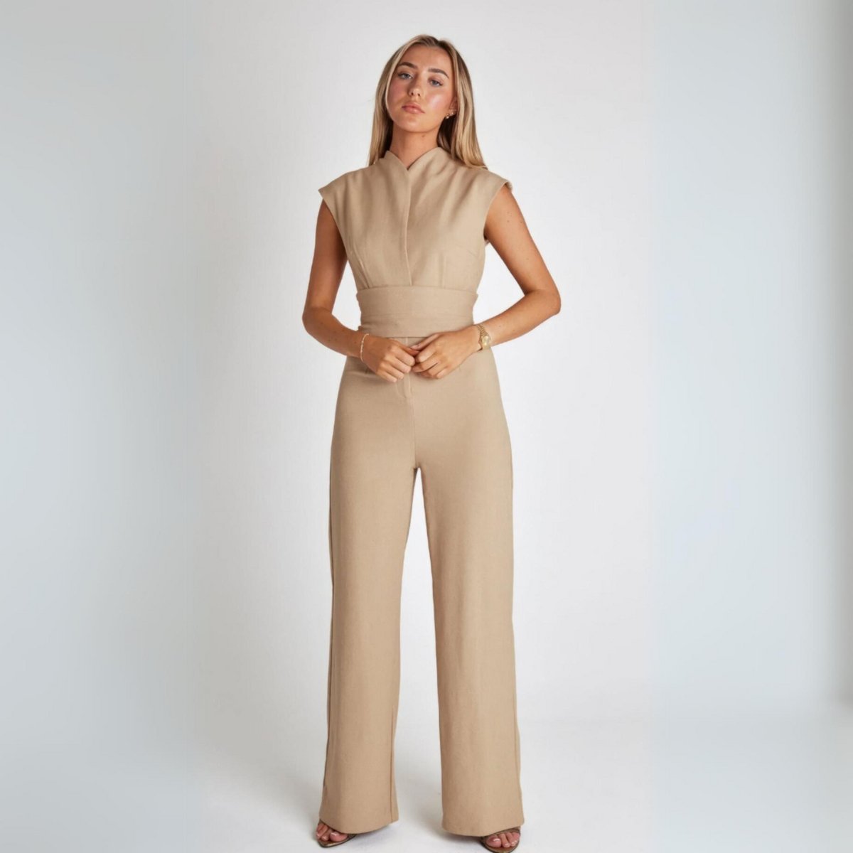 Sabine | Elegante Mouwloze Jumpsuit Voor Dames