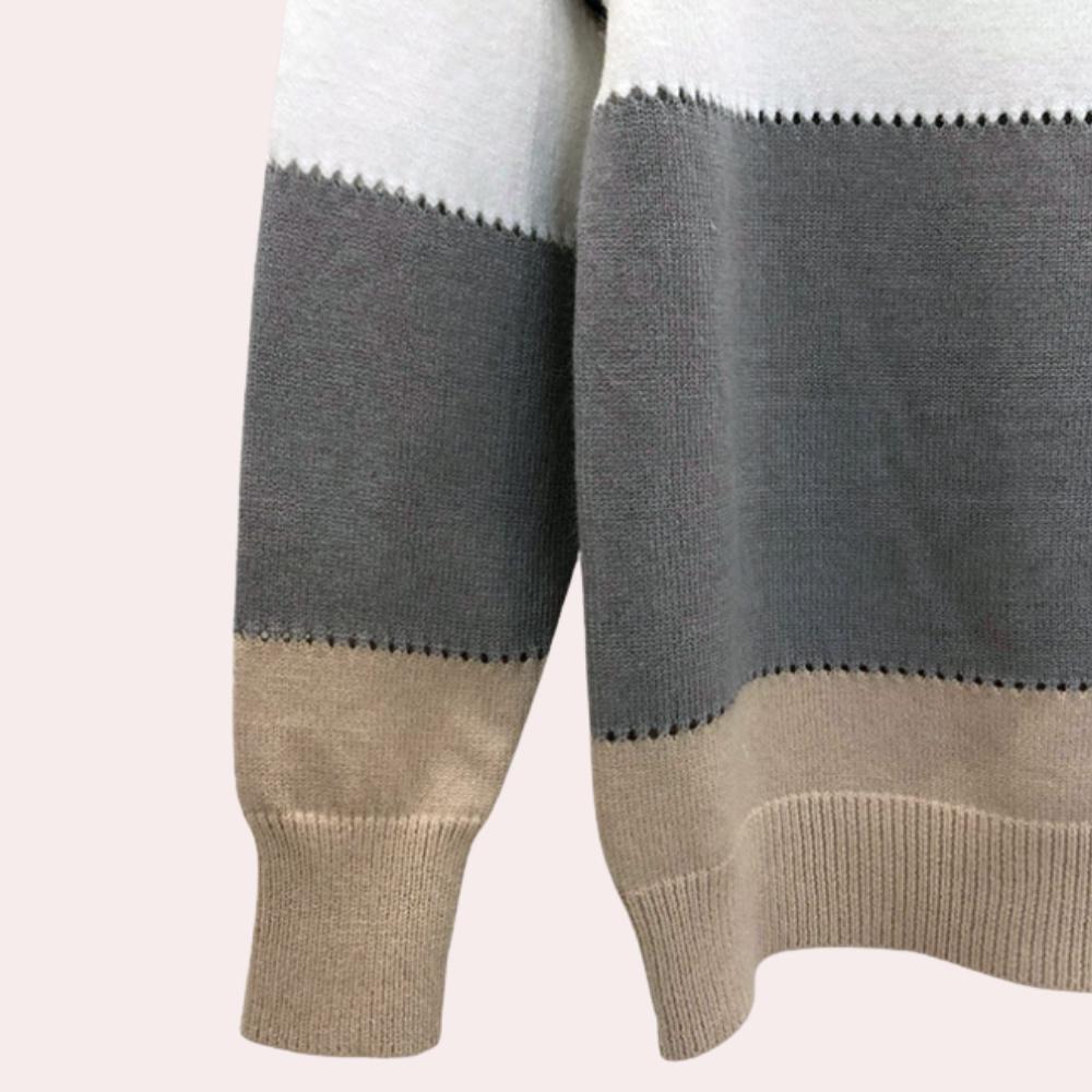Oversized trui met luipaardprint en vintage streetwearstijl – Dames