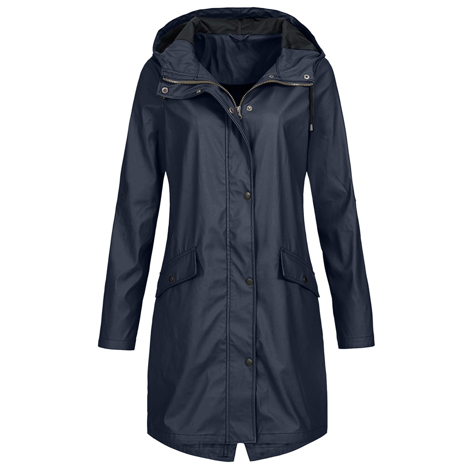 Modieuze winddichte regenjas met elegant design – Dames