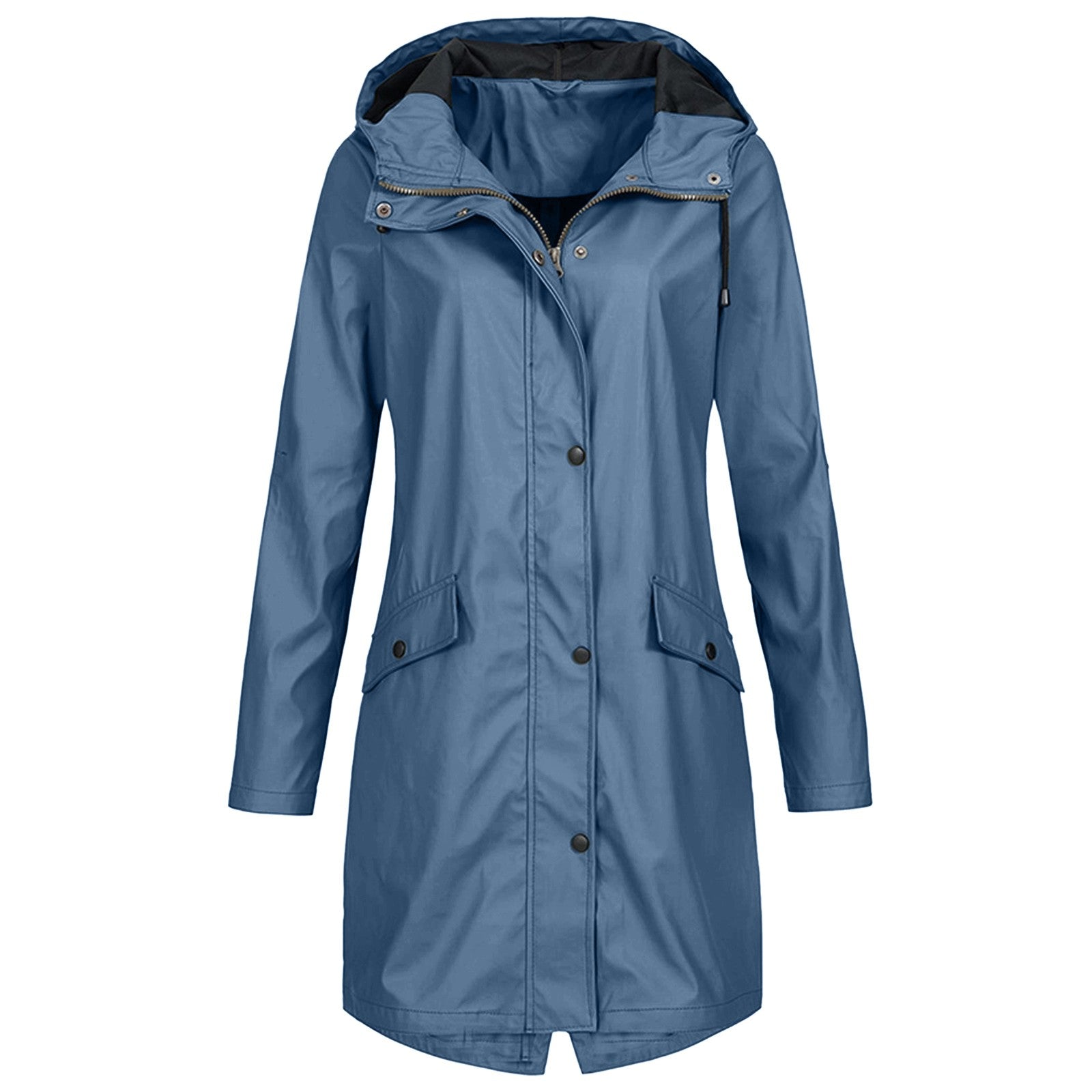 Modieuze winddichte regenjas met elegant design – Dames