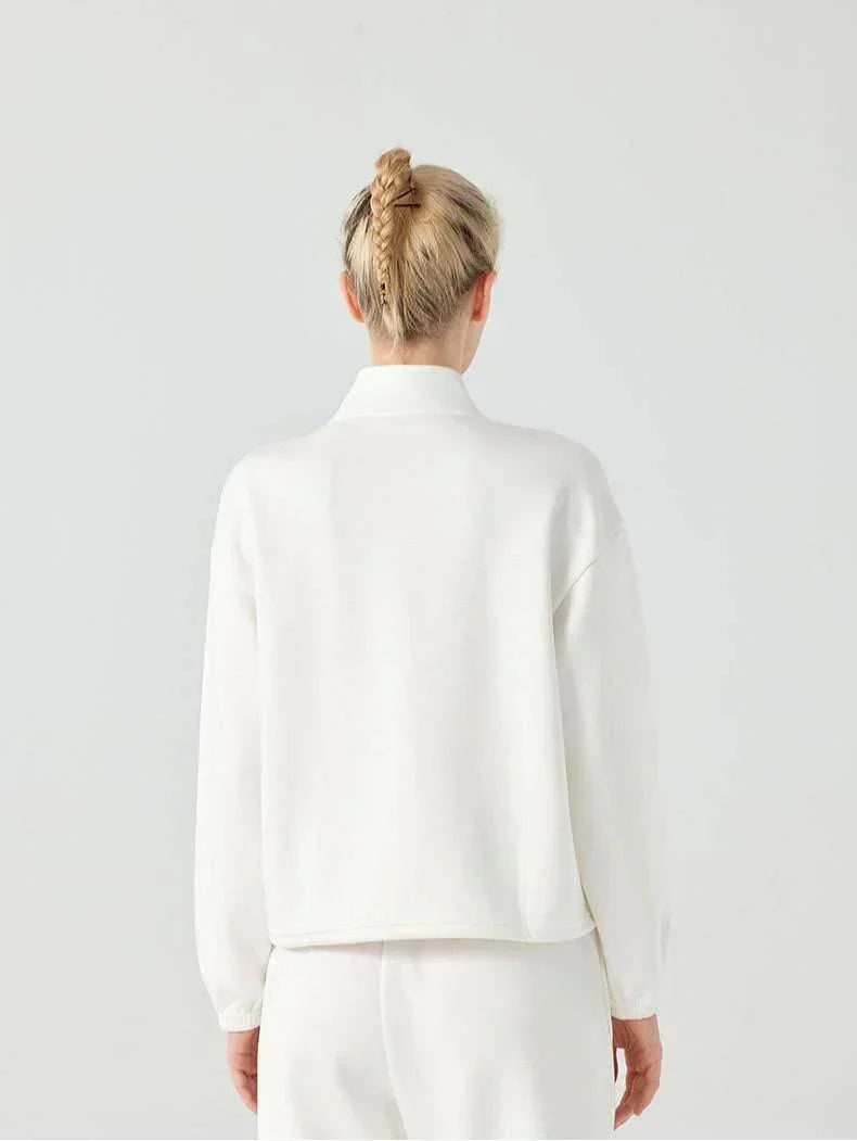 Comfortabel herfst vest met ritssluiting en steekzakken – Dames