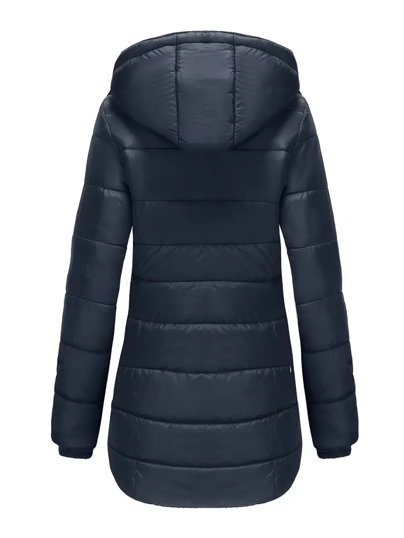 Warme winterjas met capuchon en elegante pasvorm voor ultiem comfort – Dames