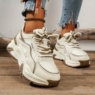 Trendy sneakers met hoge zool en comfortabele pasvorm – Dames