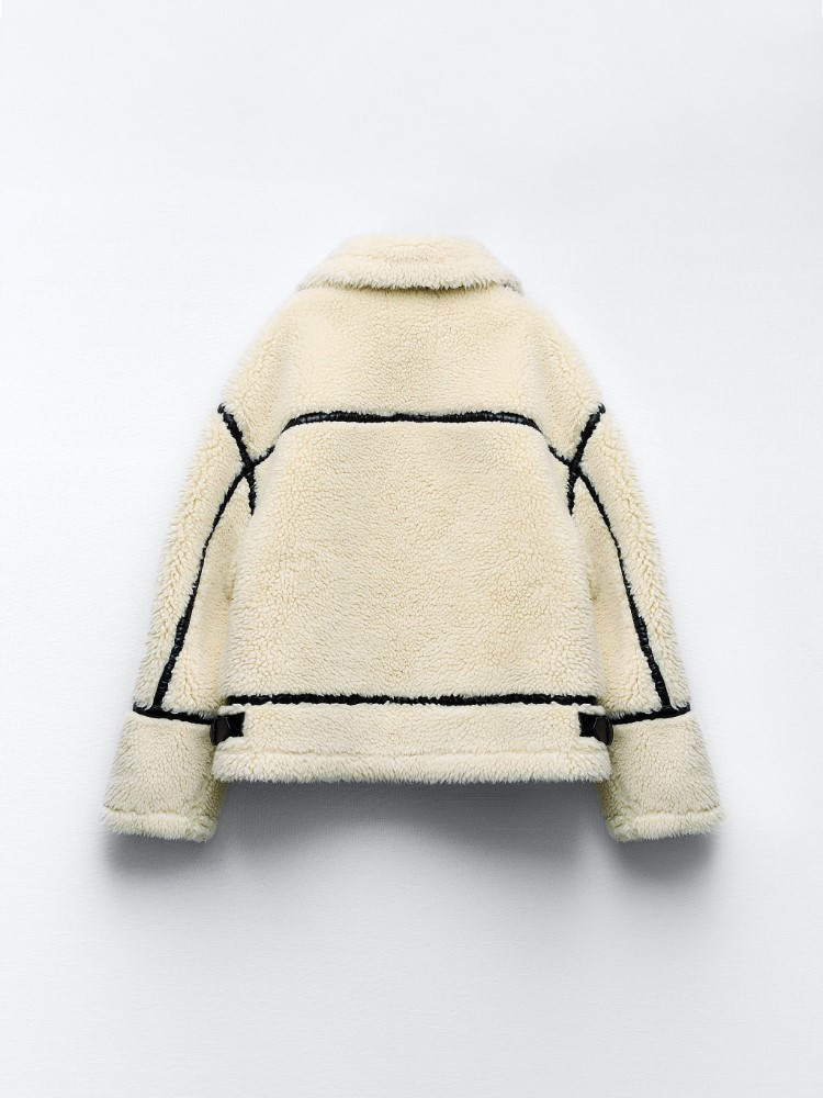 Knusse teddy jas van fleece met luxe uitstraling voor winter – Dames