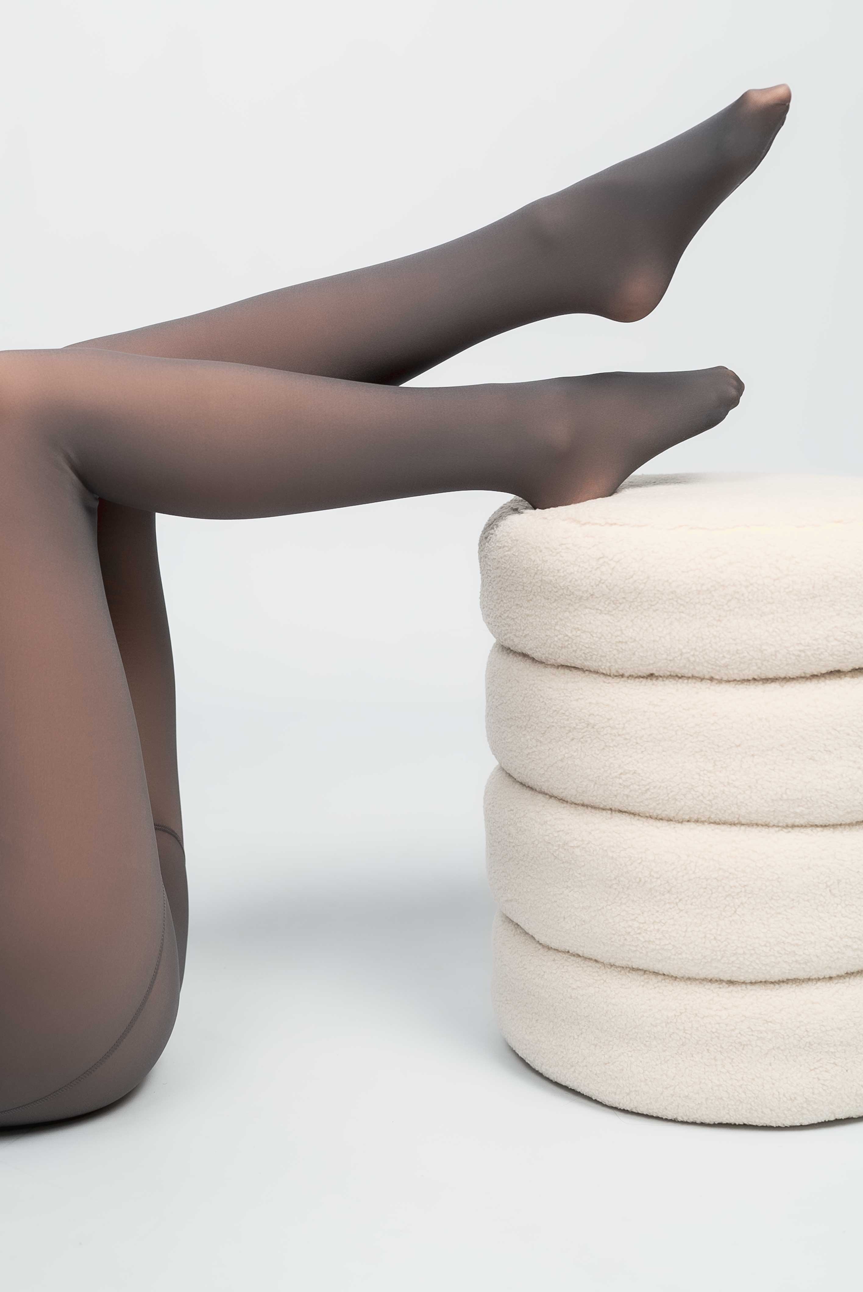 Naadloze panty voor alle seizoenen met versterkte tenen – Dames