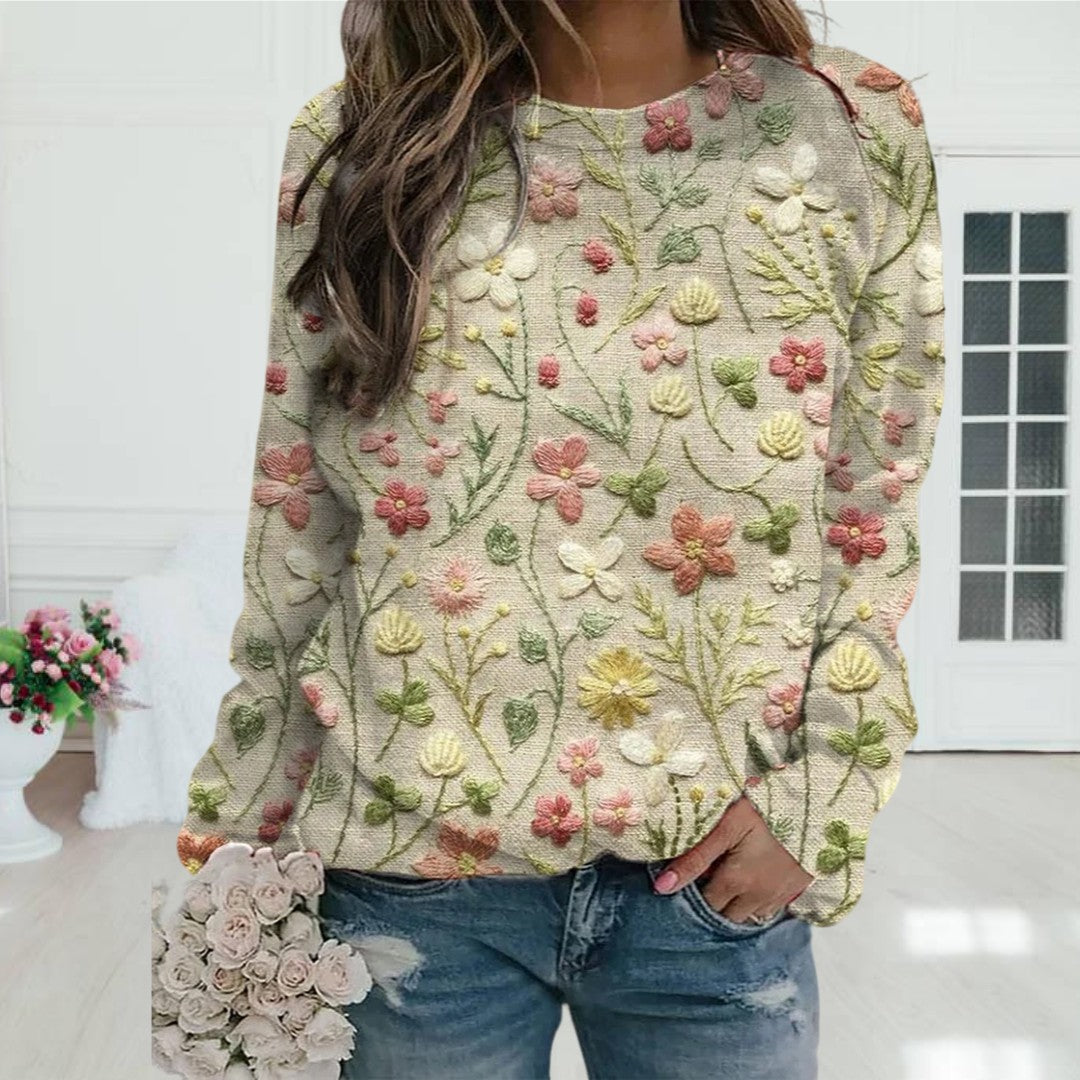 Comfortabele katoenen trui voor de herfst – Dames