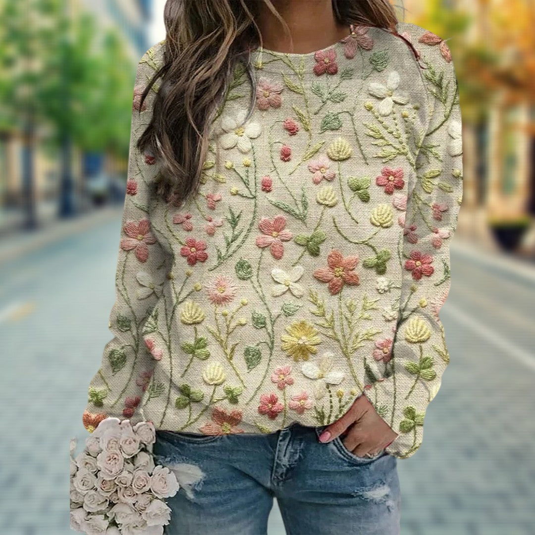 Comfortabele katoenen trui voor de herfst – Dames